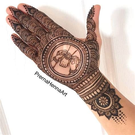 2_Latest Mehndi Designs for Raksha Bandhan Rakhi Festival 2023  K4 Fashion