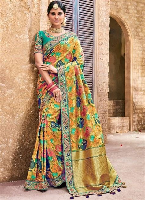 10_Shop Resham Mehndi Designer Saree Online  200972