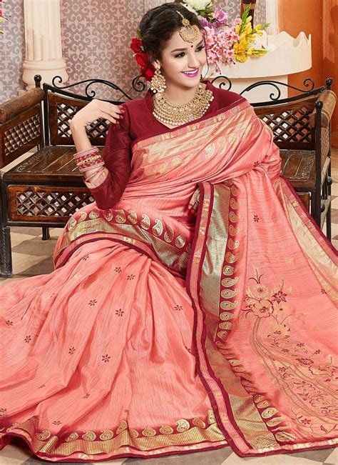 1_Buy Printed Mehndi Designer Traditional Saree Online  Saree