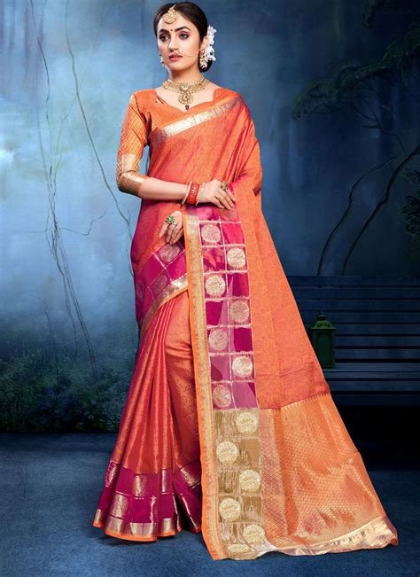 8_Multi Colour Printed Mehndi Saree buy online