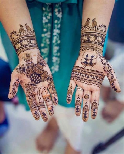 6_Easy Mehendi Designs For Teej To Save Right Away