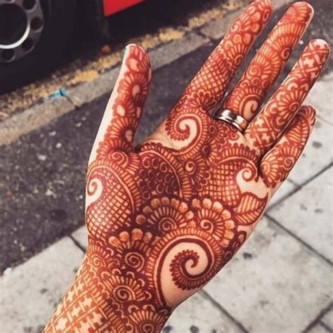 13_Bridal Mehndi Designs For Front Hand 7  K4 Fashion