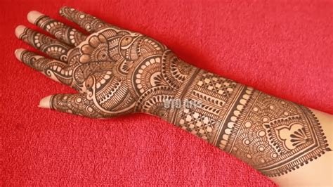 4_Karwa Chauth Mehndi Designs for Full Hand 2024  K4 Fashion