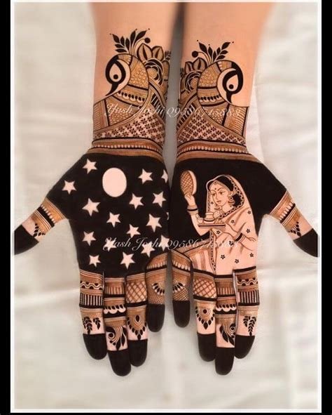7_Mehndi Designs Karwa Chauth 2021 Latest Easy Simple Mehndi Designs