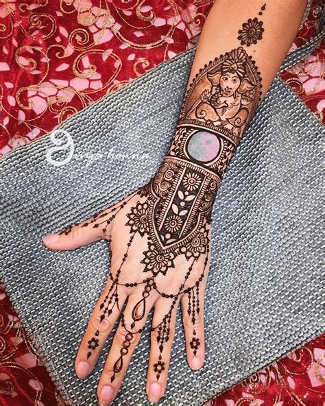 14_Ganpati Mehndi Design Images Ganpati Henna Design Ideas