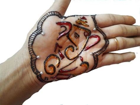 9_Ganpati Mehndi Designs Ganesh Mehndi Design Ideas