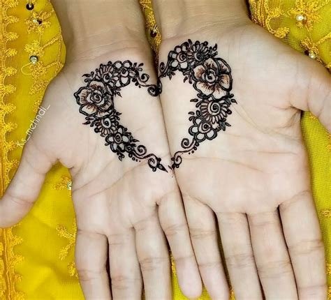 6_10 Trendy Heart Shaped Mehndi Designs for Every Occasion