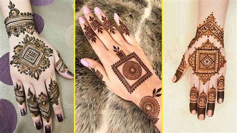 4_Square Mehendi Designs For A Modern Wedding Look  HerZindagi