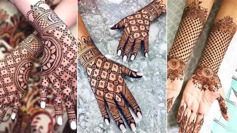 11_25 Latest Beautiful Mehendi Designs For Your Hands  Buy lehenga choli