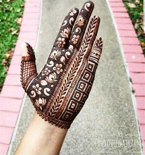 4_51 Karwa Chauth Mehndi Designs For Newlywed Brides