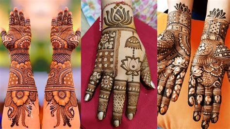 8_25 Latest Floral Mehndi Designs 2023