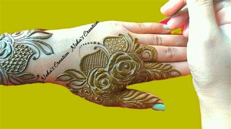 13_Top 100 Latest Mehndi Designs for Hands in 2023