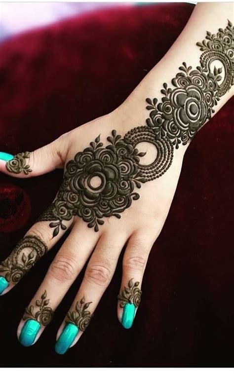 9_Beautiful  Simple Mehndi Designs for Hand  K4 Fashion