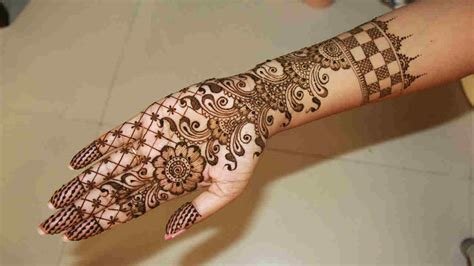 15_Simple Arabic Mehndi Designs for Left Hand  K4 Fashion