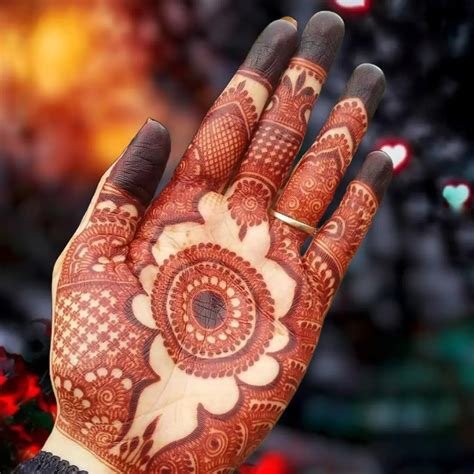 12_81 Simple Flower Mehndi Design For Wedding Season 2024  Floral Mehndi