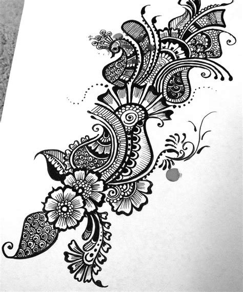1_Henna Design Drawing at GetDrawings  Free download