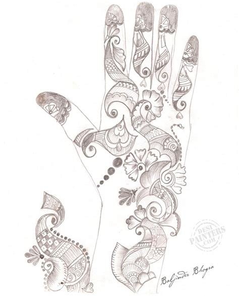 7_Mehndi Design Drawing at GetDrawings  Free download