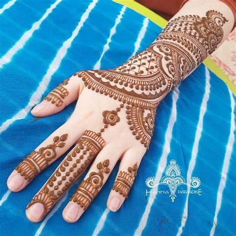 14_21 Simple Mehndi Design for Left Hand Inspirations For The Bride Squad