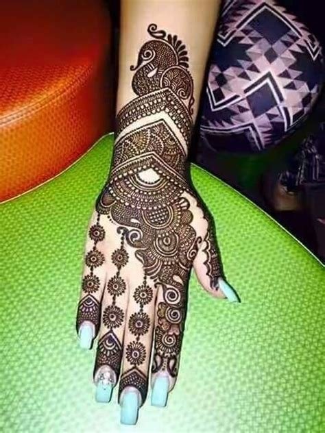 10_110 Royal Front Hand Mehndi Design  Stylish And Simple