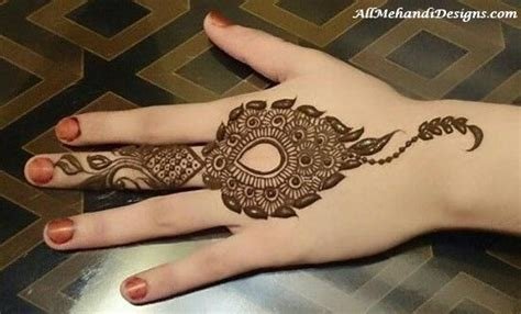 13_50 Latest One Finger Mehndi Designs  K4 Fashion