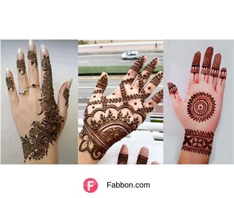 15_Mehndi Designs For Hands Simple And Easy 2022