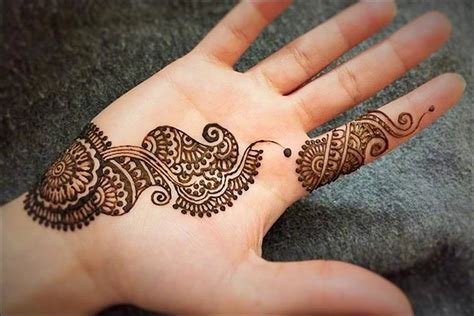 1_Single Line Mehndi Designs  10 Best  Simple One Line Mehndi