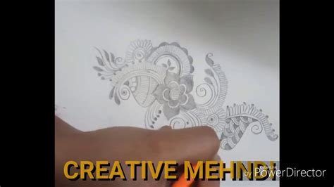 2_Drawing Step By Step Pencil Mehndi Design  Learn how to draw a pencil