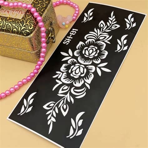 11_SH81  Full Hand Mehndi Sticker  Buy Henna Stencil Design  Mehndi