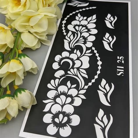 12_FH52  Full Hand Mehndi Sticker  Buy Henna Stencil Design  Mehndi
