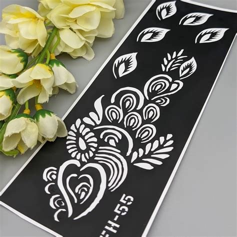 14_FH55  Full Hand Mehndi Sticker  Buy Henna Stencil Design  Mehndi