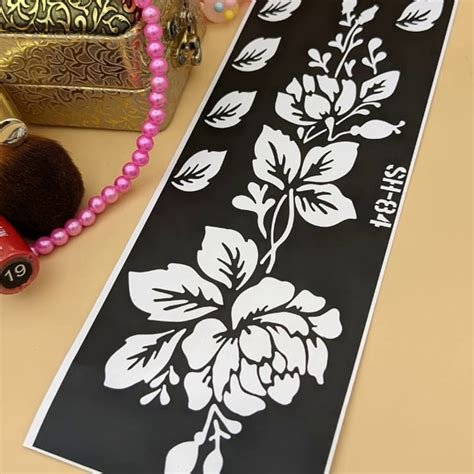 15_SH84  Full Hand Mehndi Sticker  Buy Henna Stencil Design  Mehndi