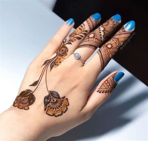 4_Modern Ungli Ki Mehndi Design  Fashion  Tech and Marketing