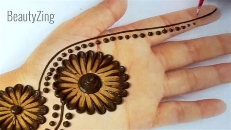 1_Hand mehndi design using cotton bud by beauty zing  Videos