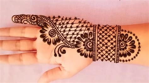 2_Arabic Mehndi Design With Cotton Buds  Girls Fashion Ideas