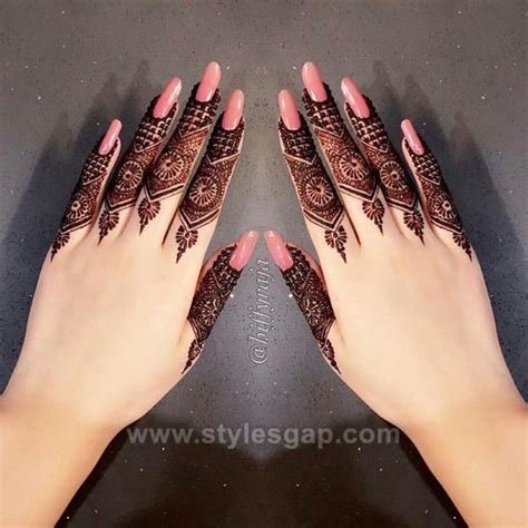 3_Beautiful Easy Finger Mehndi Designs 20182019 Styles
