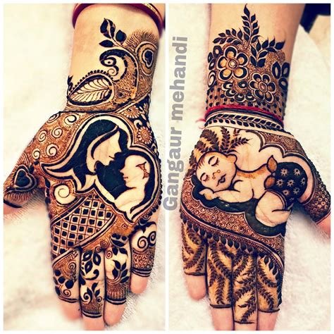 10_Top 20 Baby Shower Special Mehndi Designs Youll Love