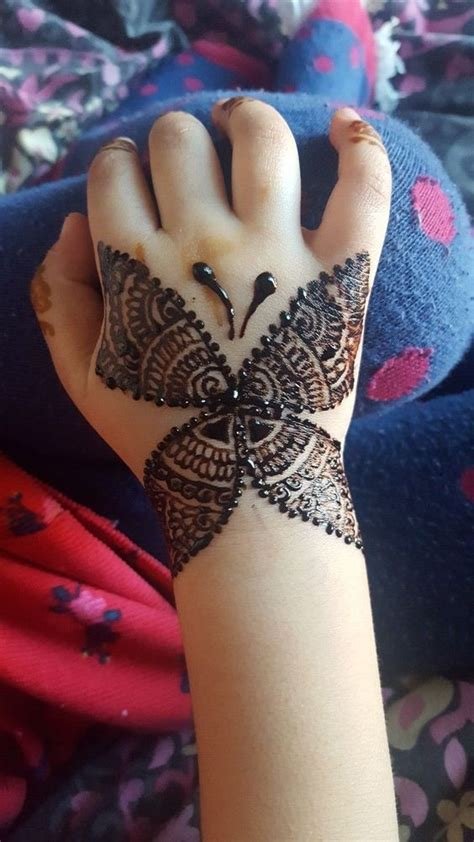 11_17 Easy Mehndi Designs For Kids Cute Simple Stylish