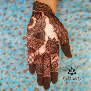 7_50 Simple Arabic  Bridal Mehndi Designs 2024