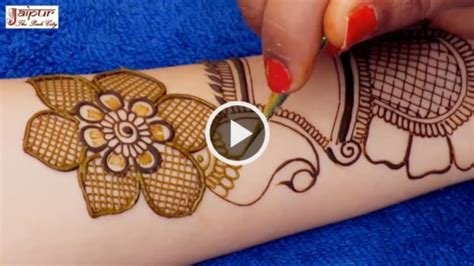 14_31 Unique And Beautiful Rose Mehndi Designs For DDay