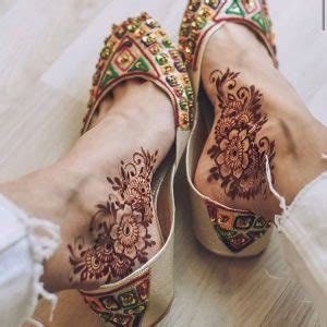 2_300 Lotus Mehndi Designs for Front and Back hand and Feet