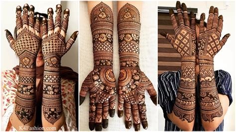 8_Beautiful Front and Back Hand Mehndi Designs For Bridal