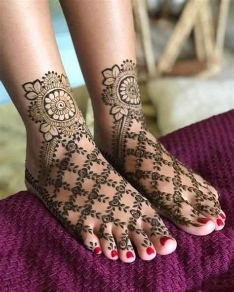 11_1000 Leg Mehndi Designs  Simple  Easy Henna Patterns