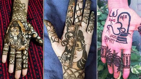 9_Shivratri Mehndi Design 2023  Mahashivratri Special Mehndi Design
