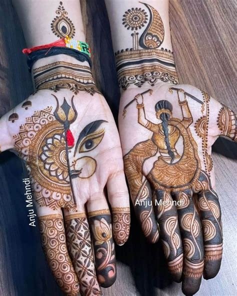 2_Navratri Special Mehndi Designs For Hands  K4 Fashion