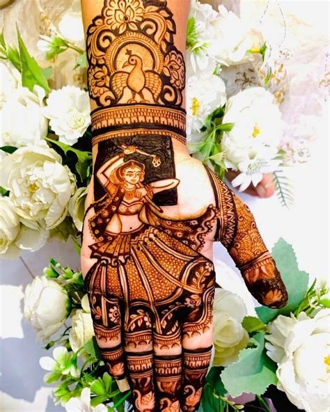 5_20 Stylish Mehndi Designs For Durga Puja  Navratri Mehndi Designs