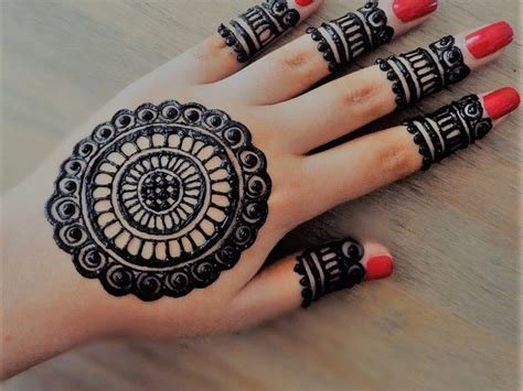 15_21 Simple Mehndi Design for Left Hand Inspirations For The Bride Squad