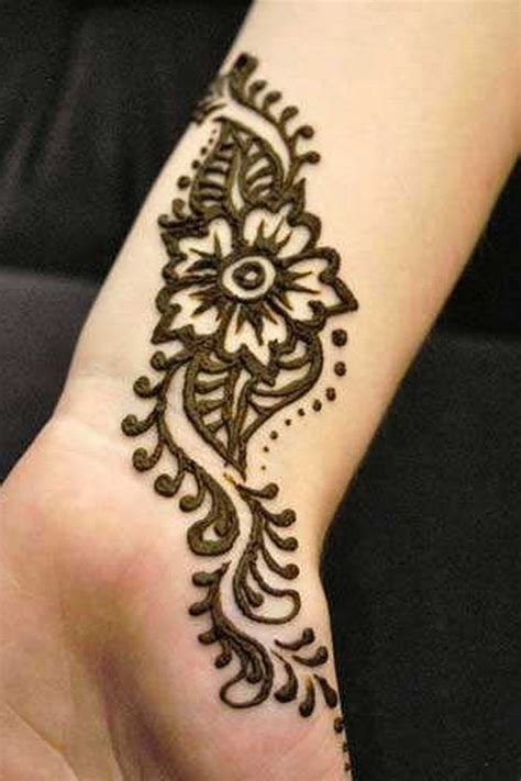 10_100 Simple Mehndi Designs For Wrist  WeddingMarker