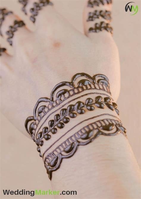 6_Mehandi designs for wrist  Part 1  Mehndi Design