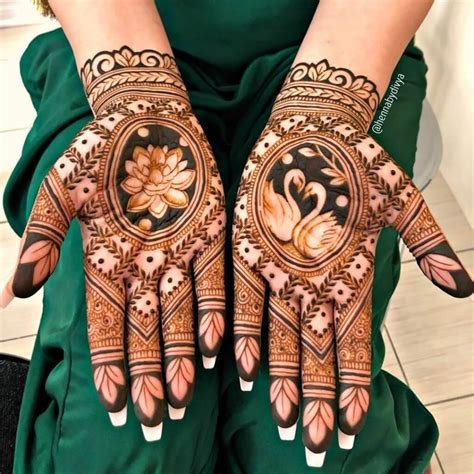 5_Beautiful Front and Back Hand Mehndi Designs For Bridal