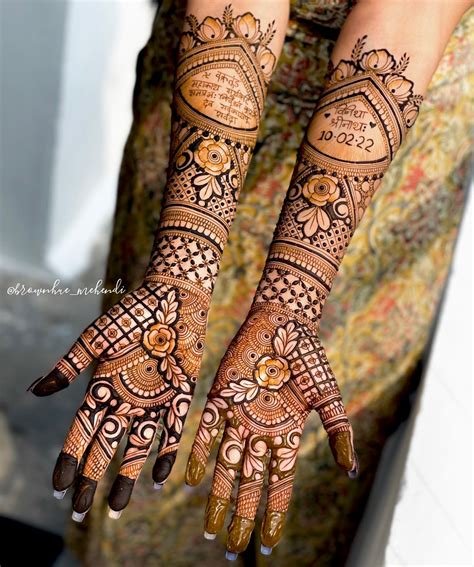 1_Latest Mehndi Designs For Brides 2022